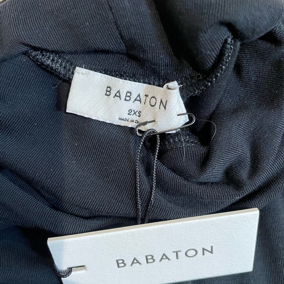 NWT Aritzia Babaton Everyday Turtleneck Hip Longsleeve in Black Size 2XS - Picture 6 of 9